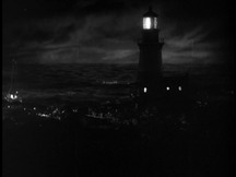 The lighthouse at night