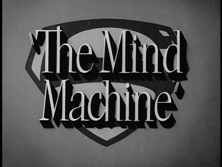 Titlecard for Adventures of Superman: The Mind Machine