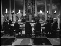 Kryptonian council in the Temple of Wisdom