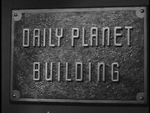 Daily Planet building sign