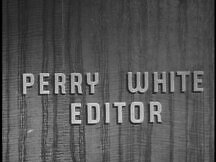 Perry White Editor sign