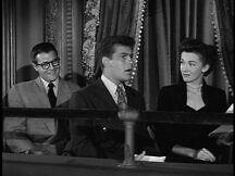 Clark, Jimmy, and Lois in the audience