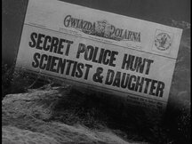 The previous newspaper translated to English - Secret police hunt scientist & daughter